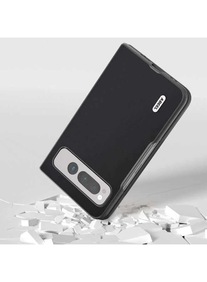 Zaboon Case For Google Pixel Fold ABEEL Genuine Silky Soft Black Edge Phone Case - Image 4