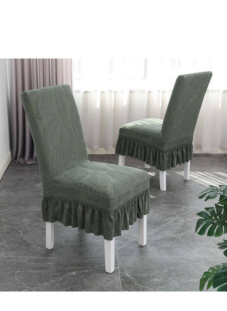Y&D Jacquard Skirt Elastic Chair Cover  - Image 1