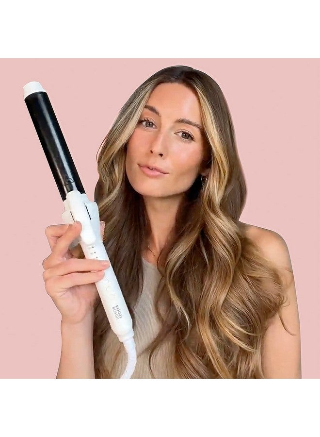 BONDIBOOST BONDIBOOST Clever Curler Curling Iron, 1.25 Inch Barrel for Beautiful & Natural Looking Waves/Curls, Infrared Heating + 360 Swivel Cord + 4 Heat Options & Quick Heat-Up, Includes Heat Styling Glove - Image 5