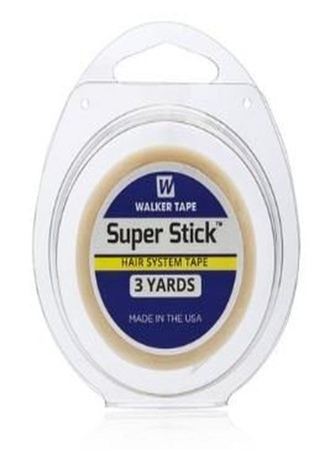 Super Stick, 1-2 Week wear Tape Rolls by Walker (1 in x 3 yd)