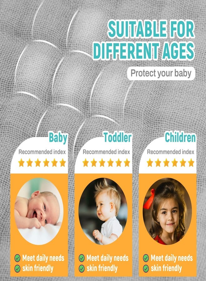 منشفة أطفال بغطاء رأس من الموسلين، قطن ناعم، أخضر زيتوني - Image 5