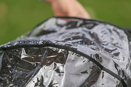 Inglesina Quid Stroller Raincover Clear Tailored for Quid Stroller Simple Installation Shields from Rain Wind and Bugs BPAFree AllWeather Protection for Chilly Windy Wet Conditions - Image 3