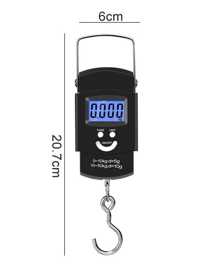Digital Luggage Weight Scale Black 50 Kg - Image 2