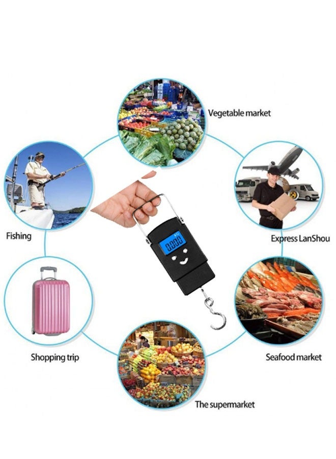 Digital Luggage Weight Scale Black 50 Kg - Image 4