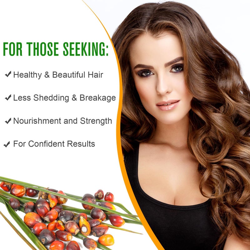 VXHDAG Batana Oil - 100% Pure & Natural from Honduras for Hair Growth, Eliminates Split Ends, Enhances Radiance & Nourishment for All Hair Types, 2.02 fl oz - Image 2