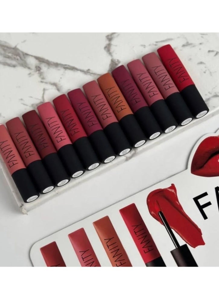 FANITY PH-269 Liquid Lipstick, 12 pieces - Image 1