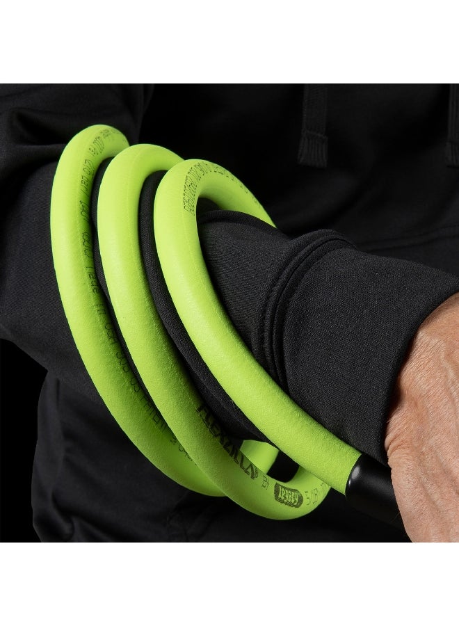 Flexzilla Flexible Premium M22 Fitting Pressure Washer Hose Green and Black 50 ft x 5/16 Inch HFZPW3550M - Image 4