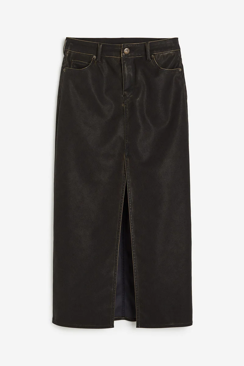 H&M Coated skirt