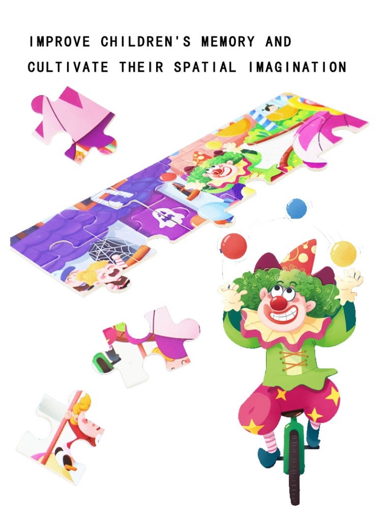 3 Pack Animal Jigsaw Puzzles Set, Wooden Toddlers Puzzles Toys for Kids Ages 1-5, Preschool Learning Toys Boys Girls Gifts,3*24 pieces - Image 5