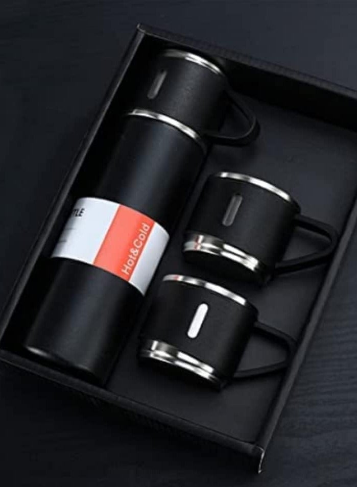 Stainless Steel Insulated Thermal Coffee Cup Black - Image 1