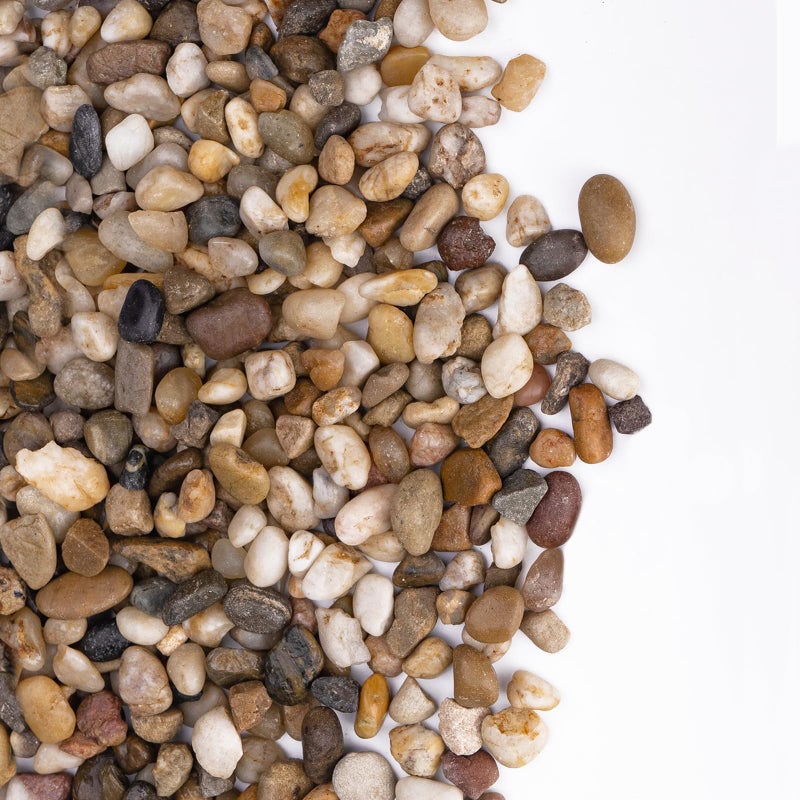Pulovin 2.5 lbs Drainage Rocks for Potted Plants, 1/5 Inch Small Pebbles for Indoor Plants, Decorative Gravel for Vases, Bamboo, Succulent, Terrarium, Crafts, Cactus - Image 1