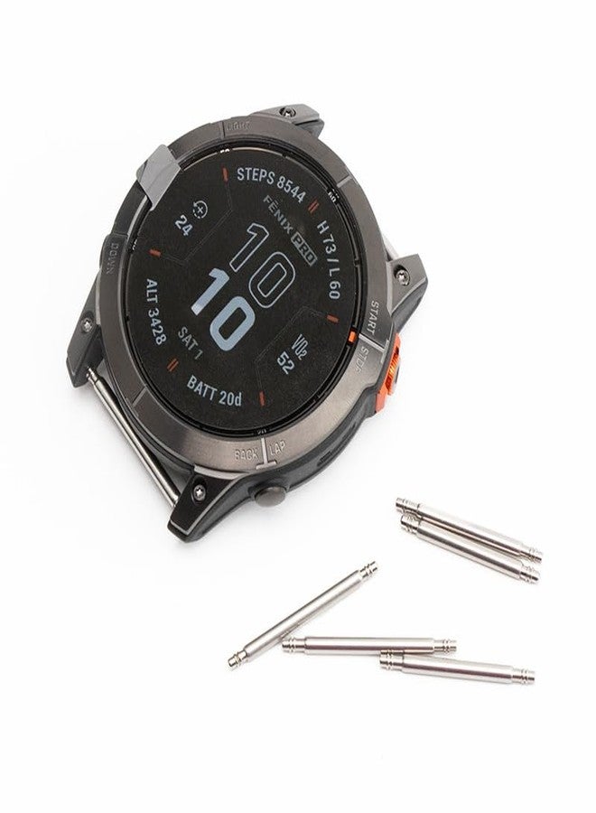 INF سوار INF لساعة Garmin Fenix 6X Pro، قضبان زنبركية 26 مم لساعات Epix وTactix - دبابيس حزام ساعة سريعة الفك - Image 3