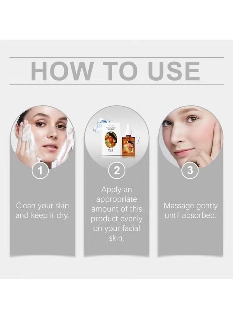 Hoygi Vitamin C Boosting Serum | Daily Facial Serum with TRANEXAMIC ACID for All Skin Types | Helps Remove Dark Spots & Uneven Skin Tone | Korean Vegan Skin Care (Vitamin C Boosting RENEWED) - Image 4