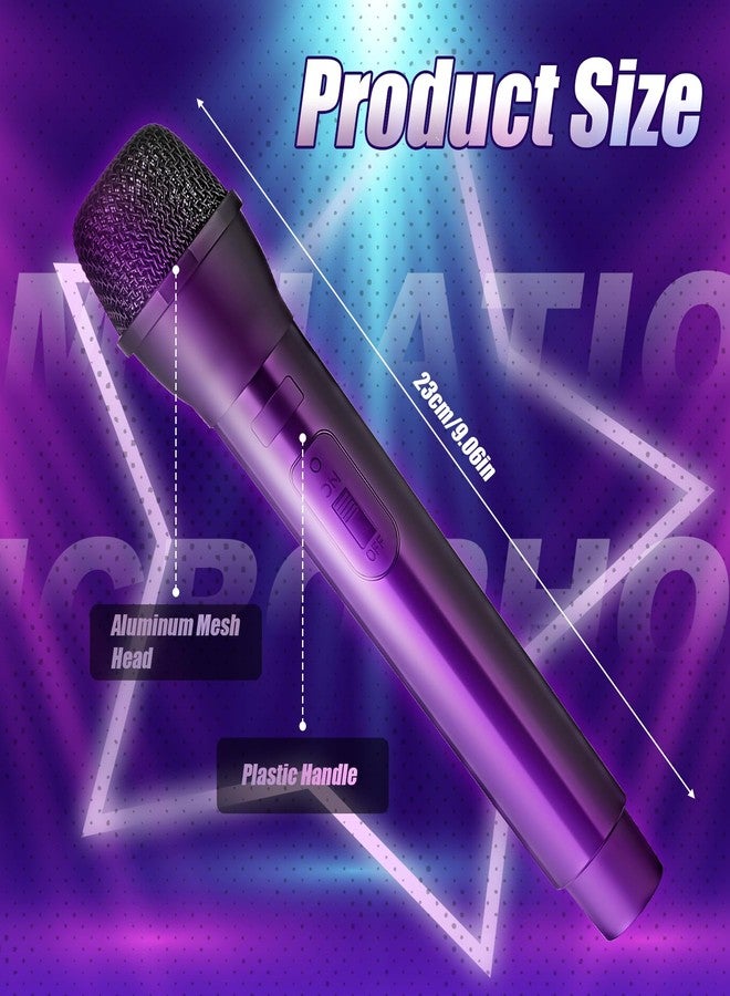 Exclaith 8 Pack Fake Microphone Prop Bulk Fun Stage Mics Toy Pretend Plastic Microphone Toy for Karaoke, Halloween, Stage Costume Favors, Birthday Party, Simulate Speech Practice - Image 2