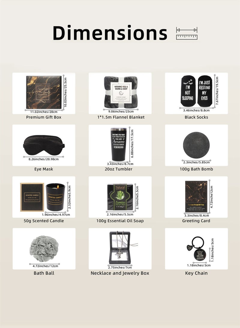 Arabest Birthday Gifts for Men,Man Gifts Basket Ideas Set for Him,Men's Birthday Gift Box Presents for Dad, Husband, Brother, Son, Boyfriend, Friend, Male, Coworker Retirement Gifts Father Birthday Gifts Box - Image 2