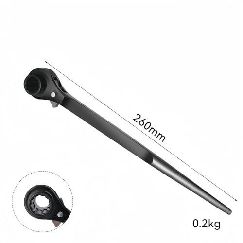 Funitric Ratchet Podger Spanner Erecting Scaffold Tool Wrench Spanner 12mm x 14mm - Image 4