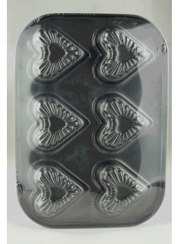 Penguen Penguin PNG-1606 No 1 Mini Cake Mold Heart Muffin Mold  - Image 2