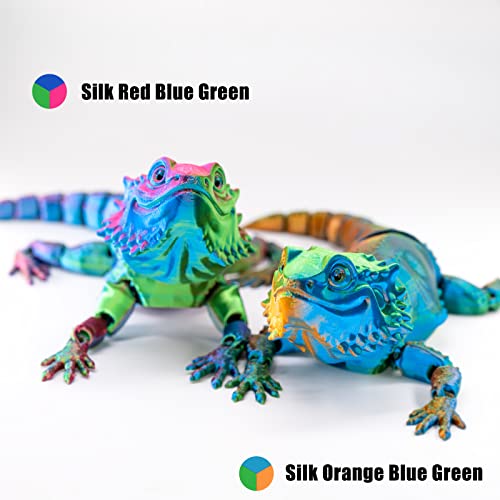 LOCYFENS 3D Printer Filament PLA, 3 in 1 Rainbow PLA Filament 1.75mm +/-0.02mm, High-Speed Printing Silk PLA Tri Color Filament, Fit to AMS, Coextrusion 3D Filament Bundle 200g x 4 Spools - Image 2