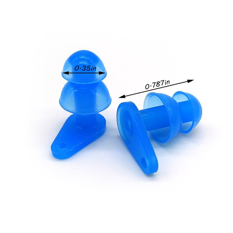 Zooshine 6 Sets Waterproof Kids Swimming Earplugs with Case Package, Protect Children's Ears in Water Shower Multicolored - Image 3