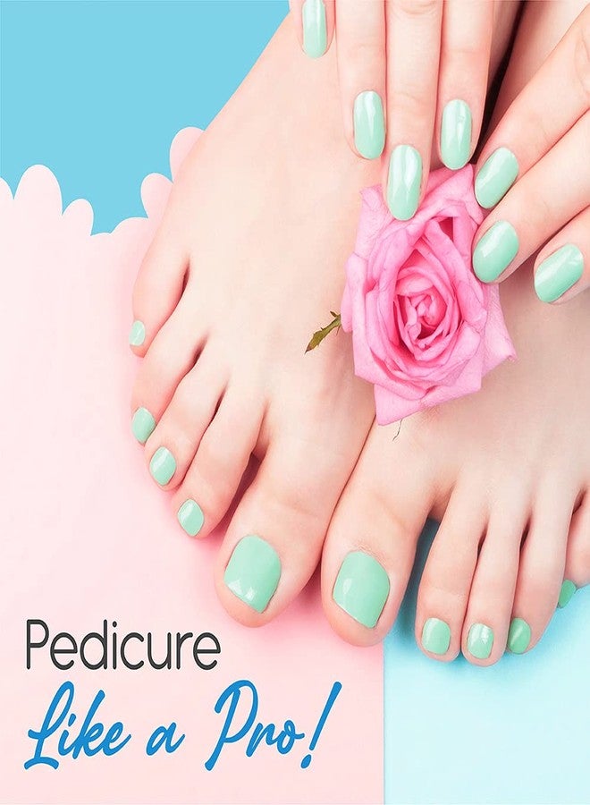 Flowery Pro Pedicure Kit, Complete Pedicure Tools to Trim, Shape, Smooth and Shine Fingernails and Toenails - Image 3