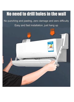 CityRiya-Long Air Conditioner Deflector Air Conditioning Wind Shield, Split Ac Adjustable Flow Deflector Preventing Ac From Blowing Directly, For Home Office Retractable Ac Windshield (Standard Version)  - Image 5