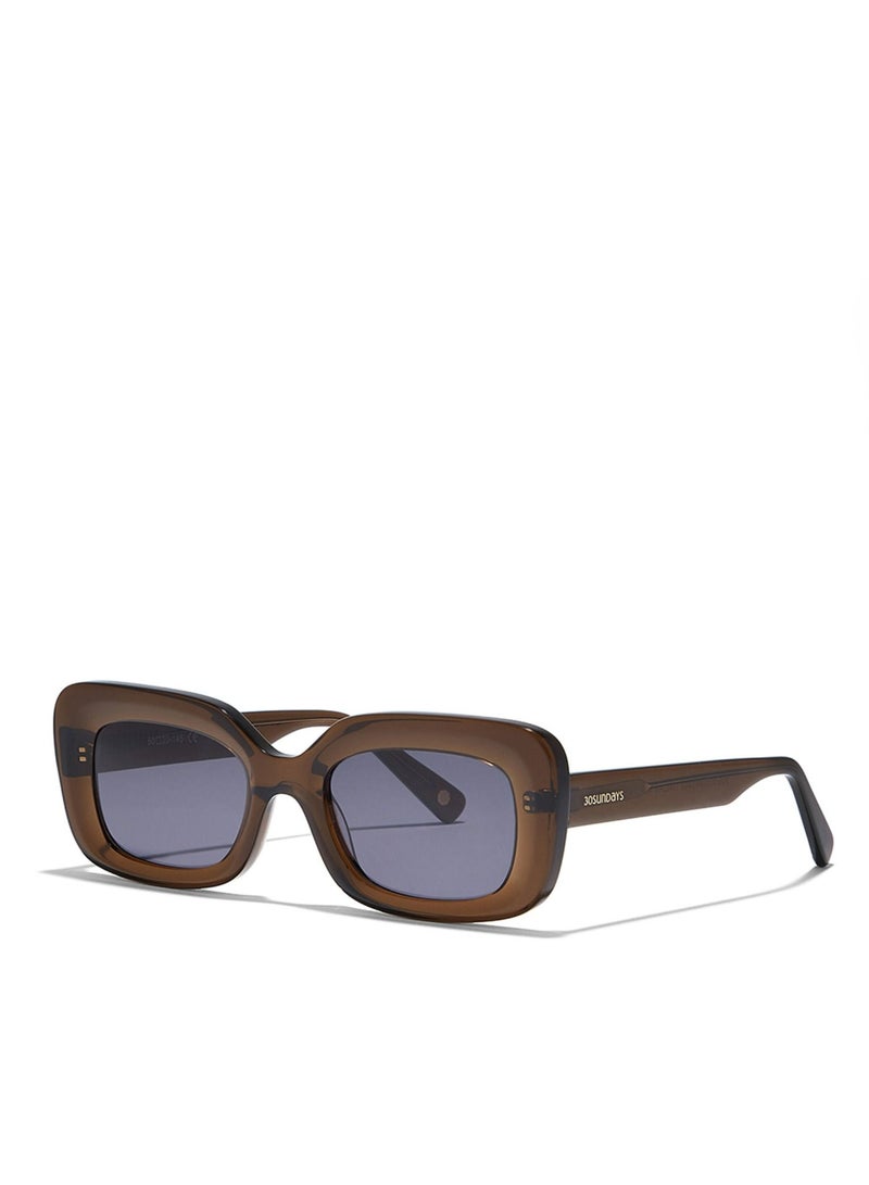 30Sundays 30Sundays SUNDOWN Women's Brown/Blue Sunglasses  - Image 2