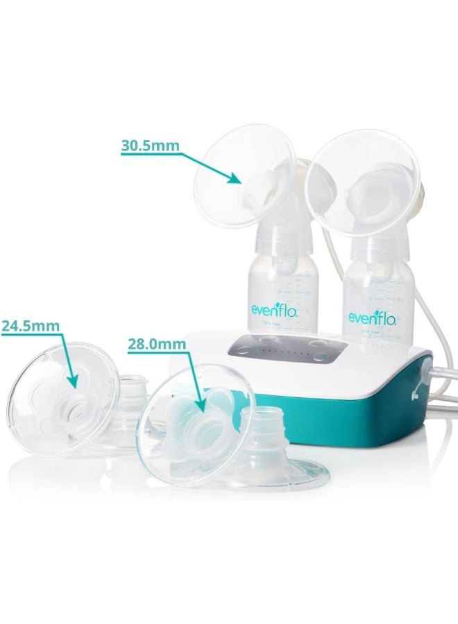 Evenflo Feeding Hospital Strength Deluxe Advanced Breast Feeding Closed System Double Electric Pump with 32 Settings - Additional Accessories Included - Image 5