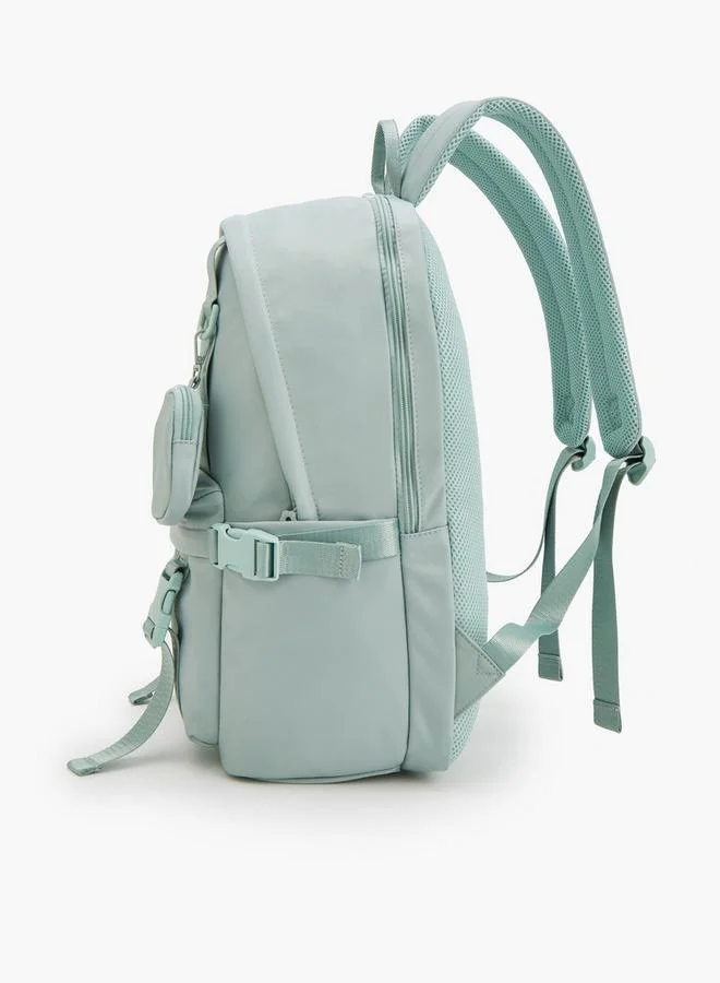 Missy GREEN Solid Tactical Backpack With Detachable Pouch for Women | Best Price UAE
