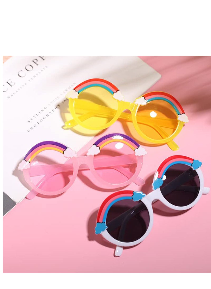 4 Pack Kids Sunglasses Summer Pink Toddler Sunglasses for Boys Girls - Image 5