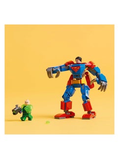 LEGO LEGO Superman Mech Vs Lex Luthor, Super Heroes Toy With 2 Minifigures Building Toy Playset 76302  - Image 5