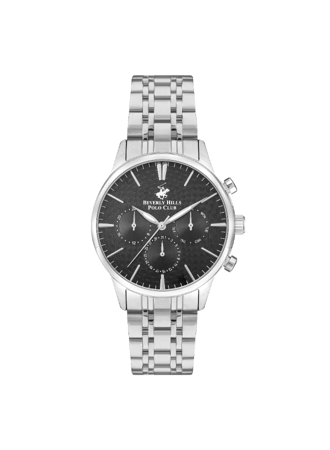 بيفرلي هيلز بولو كلوب BEVERLY HILLS POLO CLUB Men's Multi Function Black Dial Watch - BP3367X.350