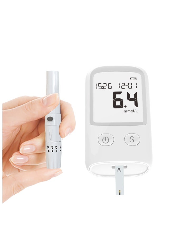 Blood Glucose Monitoring System, Self-monitoring Blood Sugar Test Kit with 50 Glucometer Strips and 50 Lancets, Diabetes Testing Set, Glucometer Kit for Home - Image 3