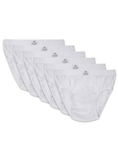 Rayan 6 Pieces Briefs Short Boxer Underwear Men Cotton 100% White  - Image 1