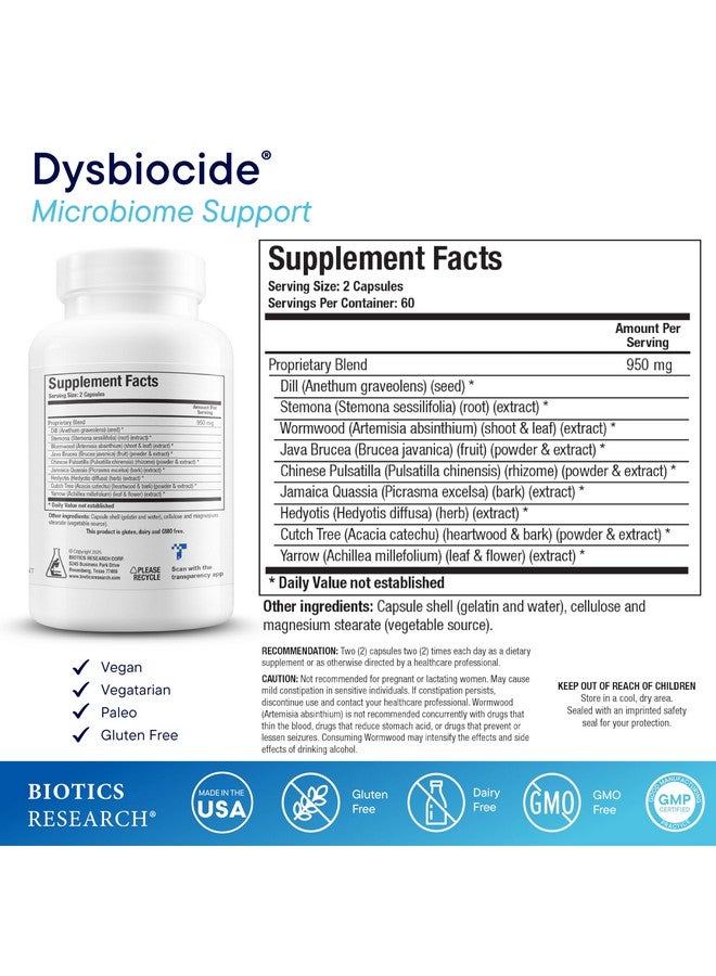 بيوتيكس ريسيرش مزيج ديسبيوسيد النباتي التآزري من بيوتيكس ريسيرش يدعم صحة الأمعاء الطبيعية للنساء والرجال - مكمل غذائي لصحة الجهاز الهضمي - يدعم توازن ميكروبيوم الأمعاء - 120 كبسولة - Image 2