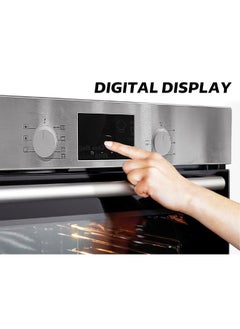 GeneralGold General Gold 60cm Electric Built-In Oven, 7 Cooking Functions, Double Glass Door, 60x60 cm Heavy Duty Integrated Wall Oven with Rotisserie, Cooling Fan, for Baking, Grilling, Roasting  - Image 5