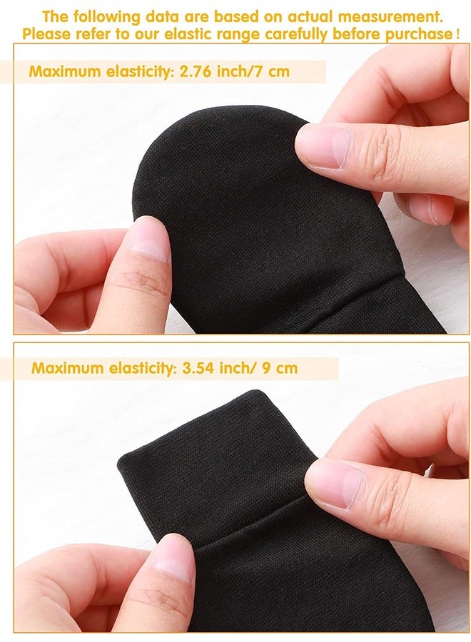 Baby Fetal Cap Gloves Set, 6 Sets Newborn Cute Cotton  Hat Mittens Baby Beanie Maternity Birth Accessories (White, Grey, Blue, Black, Dark Blue, Brown) - Image 5