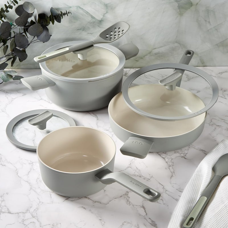 BergHOFF Leo Balance Moonmist Non-Stick Soup/Vegetable StockPot with Lid 24 x 11.50 cm - Image 4
