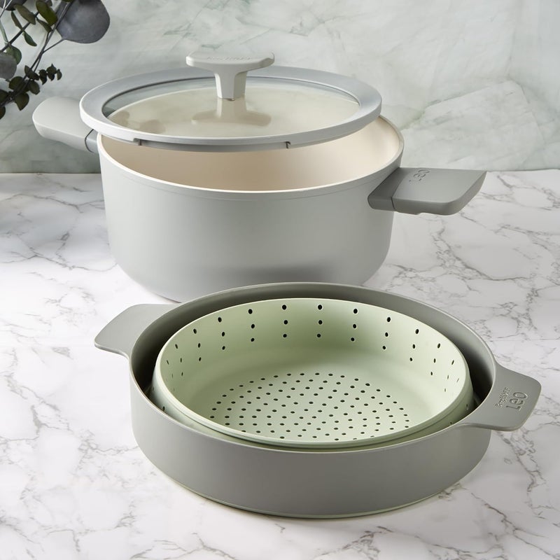 BergHOFF Leo Balance Moonmist Non-Stick Soup/Vegetable StockPot with Lid 24 x 11.50 cm - Image 5