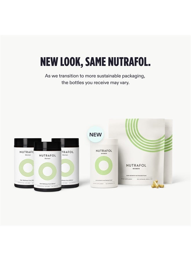 NUTRAFOL Women's Hair Growth Supplements, Ages 18-44, Clinically Proven for Visibly Thicker and Stronger Hair, Dermatologist Recommended - 3 month supply, Pack of 3 - Image 2