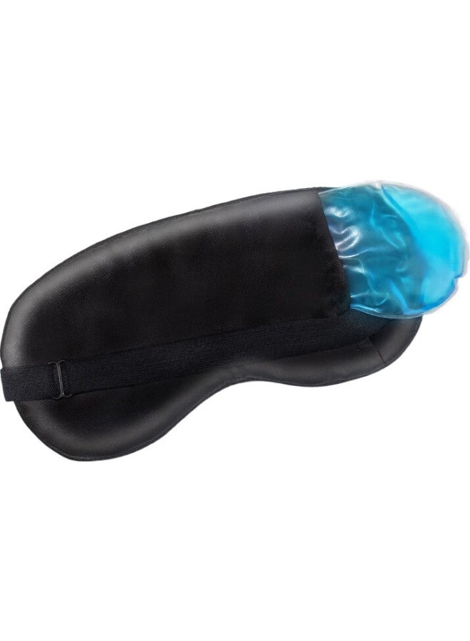 Delipow Sleep Mask, Light-Blocking, Thin, Breathable, Ice-Cold, Adjustable, For Nap, Travel, Sleeping, Suitable For Men And Women, Includes Ice Pack, Universal - Image 1