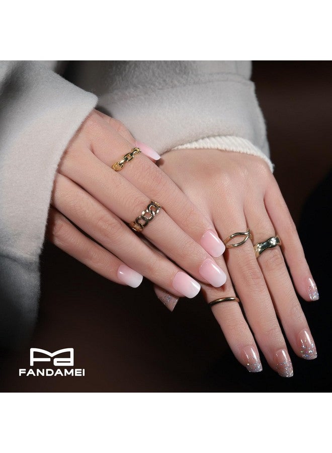 فندامي أظافر فاندامي الصناعية، ٢٤ لونًا، ٥٧٦ قطعة. أظافر صناعية قصيرة، أظافر صناعية لامعة غير لامعة، أظافر صناعية قصيرة مربعة، أظافر صناعية لامعة، أظافر صناعية قصيرة مستديرة، أظافر صناعية خفيفة الوزن، طبيعية لفن الأظافر. - Image 2