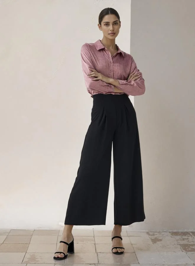 Splash FAV Regular Fit Viscose Textured Shirt with Collar