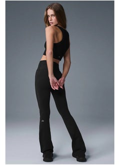 alo alo skinny flared trousers, high-waisted casual sports, yoga women, slim and sleek outside.  - Image 1
