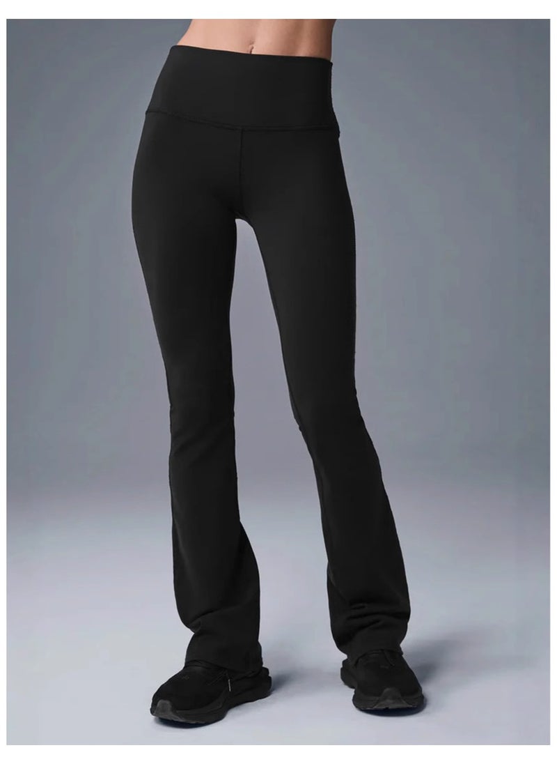 alo alo skinny flared trousers, high-waisted casual sports, yoga women, slim and sleek outside.  - Image 4