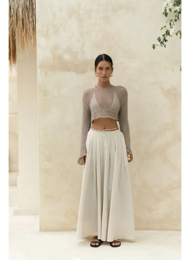 Bohemai Daisy Vizon Thin Knit Crop