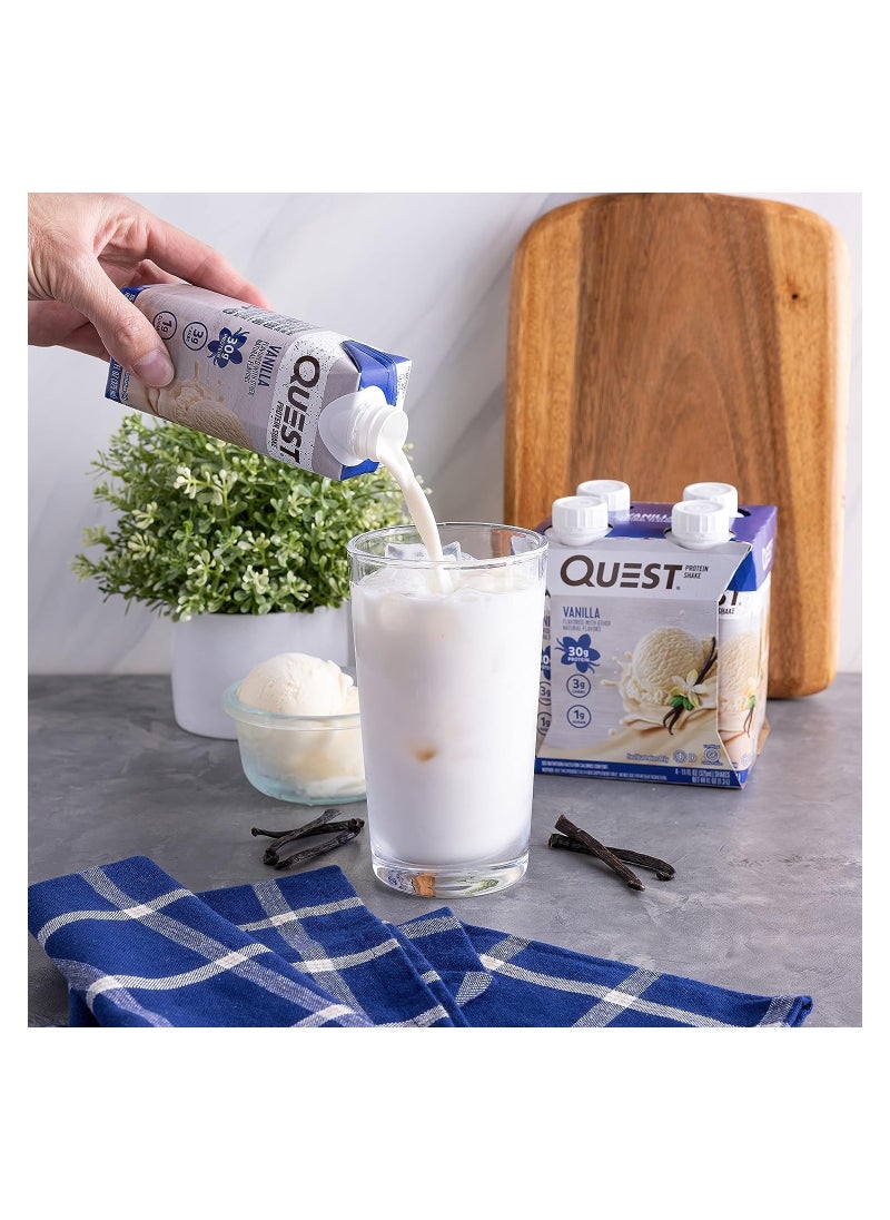QUEST NUTRITION - Quest Nutrition Vanilla Protein Shake, High protein, Low Carb, Gluten Free, Keto Friendly, 12 pieces - Image 1