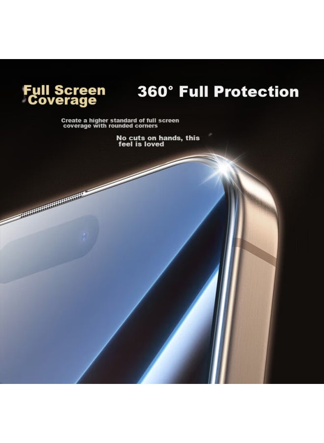 Koolife Privacy Screen Protector For Apple Iphone 16, Anti-peeping Tempered Glass Film, Full Coverage, Ultra-thin, Shatterproof, Fingerprint-resistant - Image 2