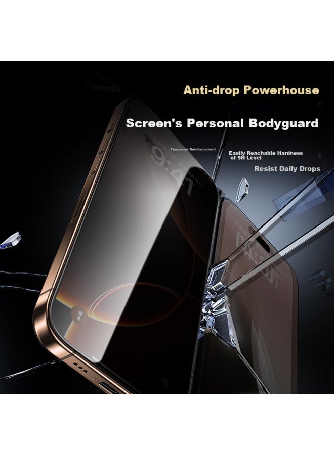 Koolife Privacy Screen Protector For Apple Iphone 16, Anti-peeping Tempered Glass Film, Full Coverage, Ultra-thin, Shatterproof, Fingerprint-resistant - Image 3