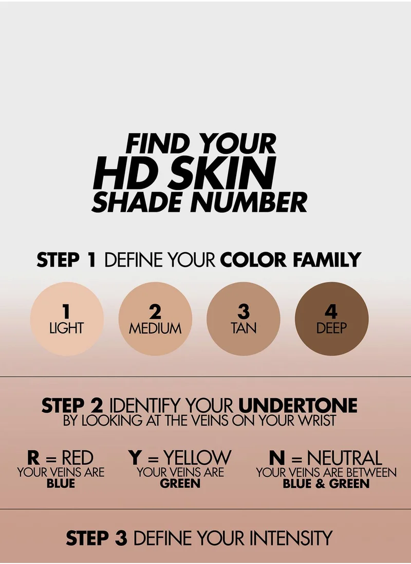 MAKE UP FOR EVER HD Skin Powder Foundation - 1Y18 - Warm Cashew
