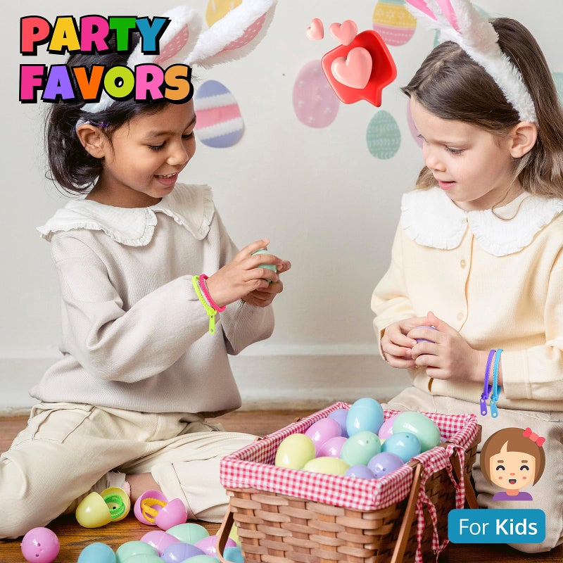 UpBrands 48 Prizes for Kids Zipper Bracelets 7 Â½â€, Fidget Party Favors for Kids, Sensory Toys Bulk Set, Neon Colors, Birthday Kit, Easter Egg, Treat Bags & Pinata Fillers - Image 4